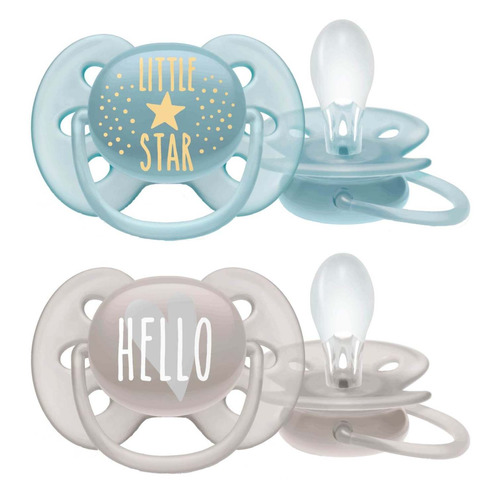 

Пустышка Philips Avent Ultra Soft SCF223/01, от 6 мес до 18 мес, 2 шт, SCF223/01