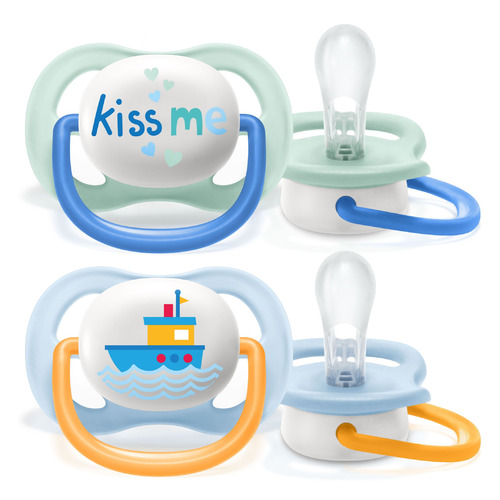 

Пустышка Philips Avent Ultra Air SCF080/13, от 0 мес до 6 мес, 2 шт, SCF080/13