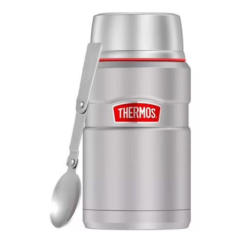 фото Термос thermos sk3020 rcms, 0.71л, серый/ красный