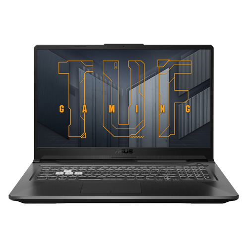 

Ноутбук ASUS TUF Gaming A17 FA706IC-HX001, 17.3", IPS, AMD Ryzen 7 4800H 2.9ГГц, 8ГБ, 512ГБ SSD, NVIDIA GeForce RTX 3050 для ноутбуков - 4096 Мб, noOS, 90NR0674-M00260, серый, FA706IC-HX001