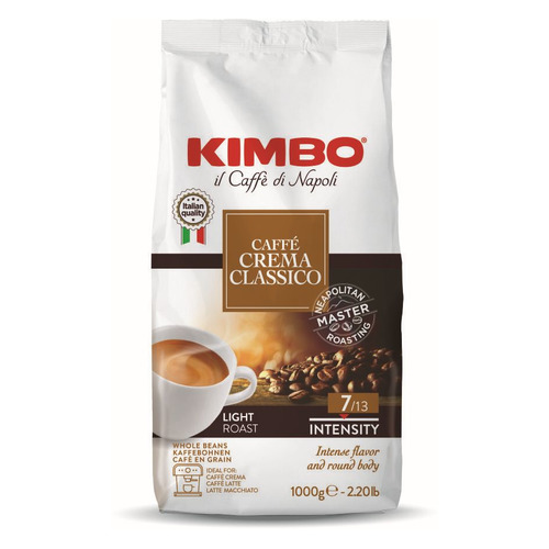 

Кофе зерновой KIMBO Caffe Creama Classico, средняя обжарка, 1000 гр, Caffe Creama Classico