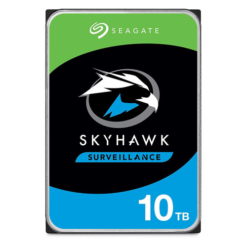 

Жесткий диск Seagate SkyHawkAI ST10000VE001, 10ТБ, HDD, SATA III, 3.5", ST10000VE001