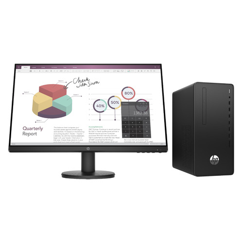 

Комплект HP 290 G4, Intel Core i5 10500, DDR4 8ГБ, 1000ГБ, Intel UHD Graphics 630, DVD-RW, Windows 10 Professional, черный [1c6x1ea], 290 G4