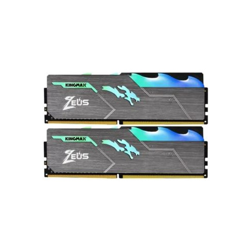 фото Модуль памяти kingmax zeus dragon rgb km-ld4a-3200-32gdrt16 ddr4 - 2x 16гб 3200, dimm, ret