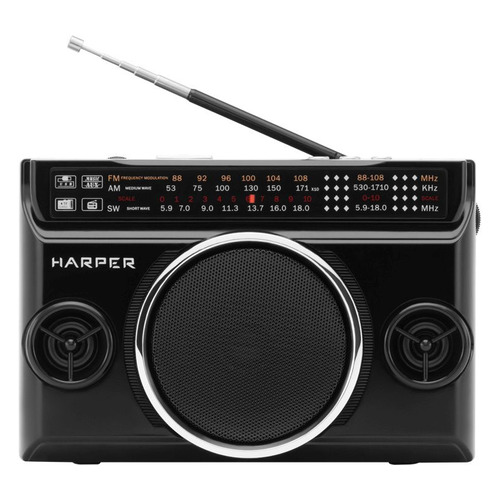

Радиоприемник Harper HRS-640, черный, HRS-640