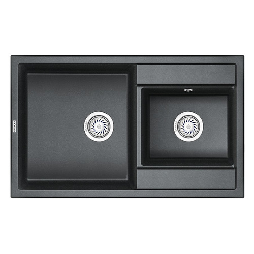 

Кухонная мойка GRANULA GR-8201, кварц, 80см х 50см, шварц, GR-8201