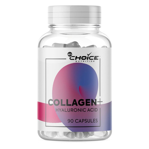 фото Коллаген mychoice nutrition collagen + hyaluronic acid, 1, капсулы, 90шт, 85гр, без вкуса