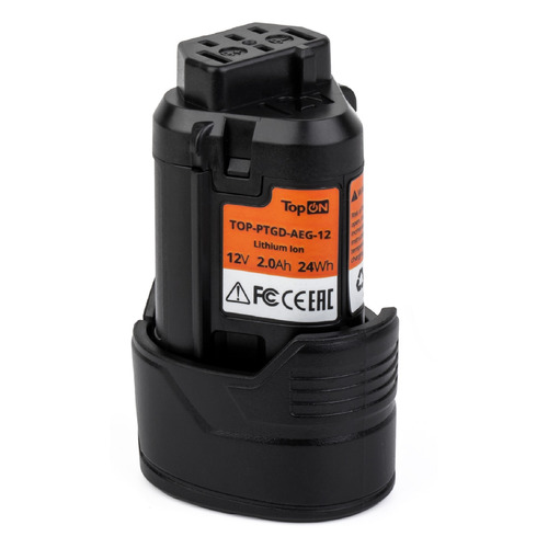 

Батарея аккумуляторная TOPON TOP-PTGD-AEG-12, 12В, 2Ач, Li-Ion [102030], TOP-PTGD-AEG-12