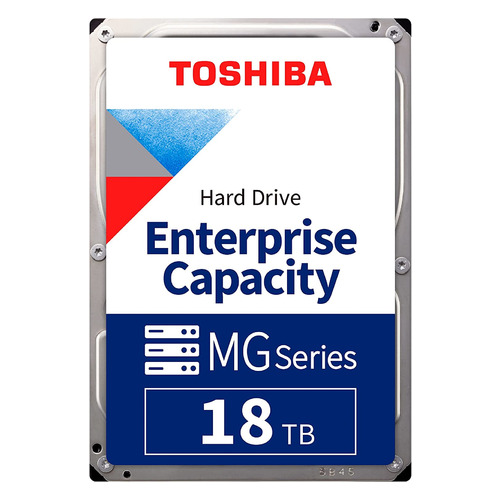 

Жесткий диск Toshiba Enterprise Capacity MG09ACA18TE, 18ТБ, HDD, SATA III, 3.5", MG09ACA18TE