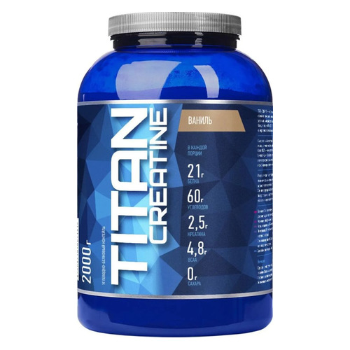 

Гейнер RLINE Titan creatine, 1, порошок, 2кг, ваниль, Titan creatine