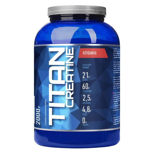 

Гейнер RLINE Titan creatine, 1, порошок, 2кг, клубника, Titan creatine