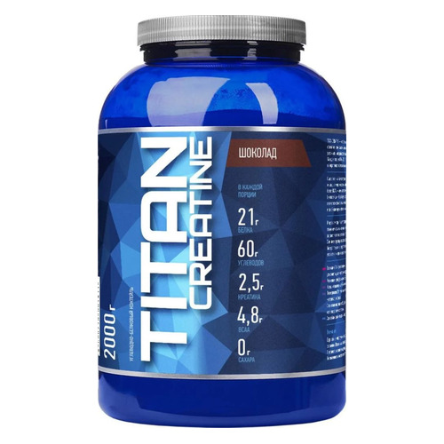 

Гейнер RLINE Titan creatine, 1, порошок, 2кг, шоколад, Titan creatine