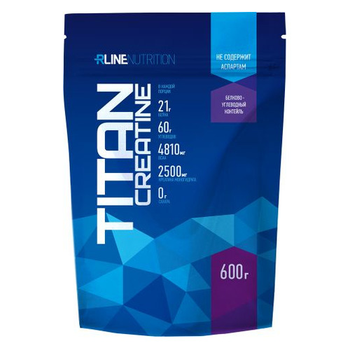 

Гейнер RLINE Titan creatine, 1, порошок, 600гр, банан, Titan creatine