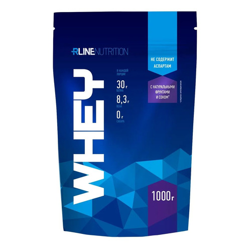 

Протеин RLINE Whey, порошок, 1кг, шоколад орех, Whey