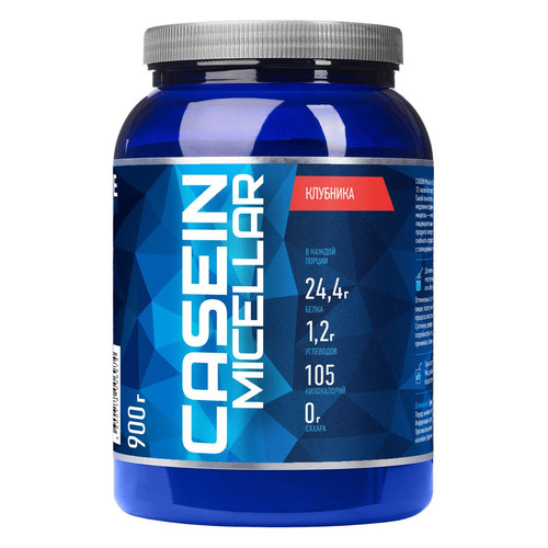 фото Протеин rline casein, порошок, 900гр, клубника