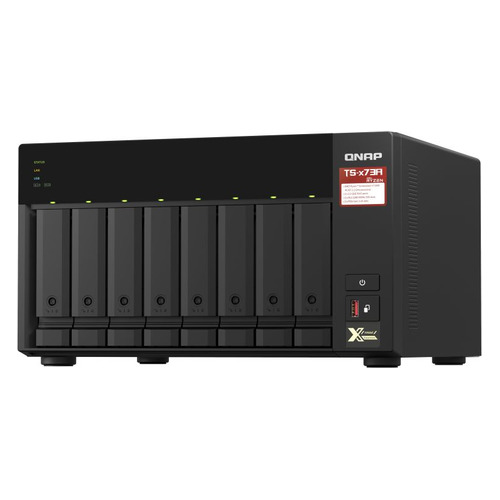 

Сетевое хранилище Qnap TS-873A-8G, без дисков, Черный, TS-873A-8G