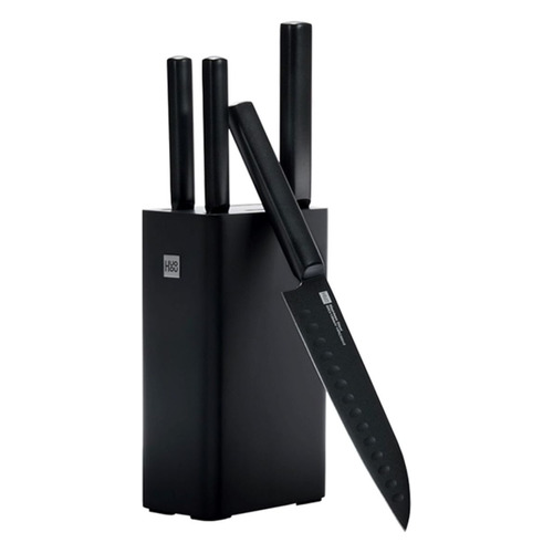

Набор кухонных ножей Xiaomi HuoHou 5-pcs Non-Stick Kitchenl Knives Set [hu0076], Черный, HuoHou 5-pcs Non-Stick Kitchenl Knives Set