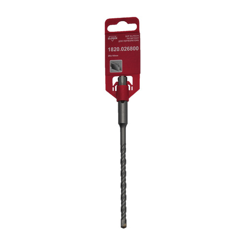 

Бур Elitech 1820.026800, по бетону, 6мм, SDS-PLUS, 1шт, 1820.026800