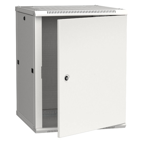 фото Шкаф монтажный itk linea w (lwr3-12u66-mf) 12u 600x600мм пер.дв.металл задн.дв.стал.лист 90кг серый