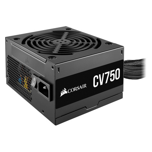 

Блок питания Corsair CV750, 750Вт, 120мм, черный, retail [cp-9020237-eu/rps0146], CV750
