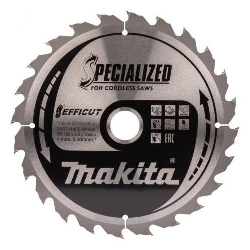 фото Пильный диск makita e-01909, по дереву, 235мм, 30мм, 1шт