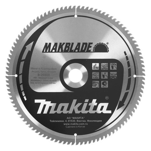 фото Пильный диск makita b-29309, по дереву, 305мм, 1шт