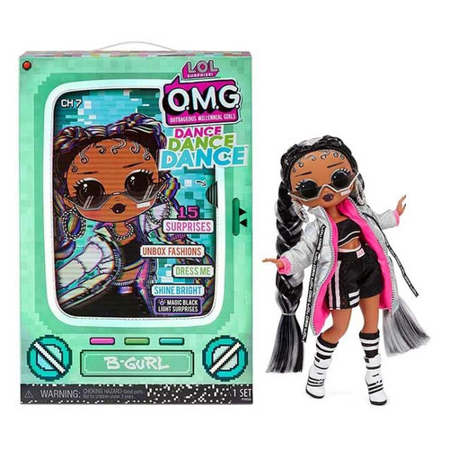 

Кукла-сюрприз для кукол L.O.L. LIL OUTRAGEOUS LITTLES OMG Dance Doll B-Gurl, 25см [117858], OMG Dance Doll B-Gurl