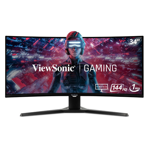 фото Монитор viewsonic vx3418-2kpc 34", черный [vs18571]