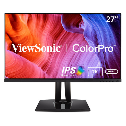 фото Монитор viewsonic vp2756-2k 27", черный [vs18704]