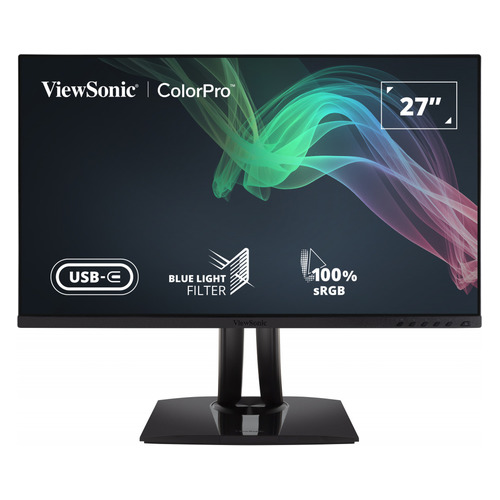 фото Монитор viewsonic vp2756-4k 27", черный [vs18705]