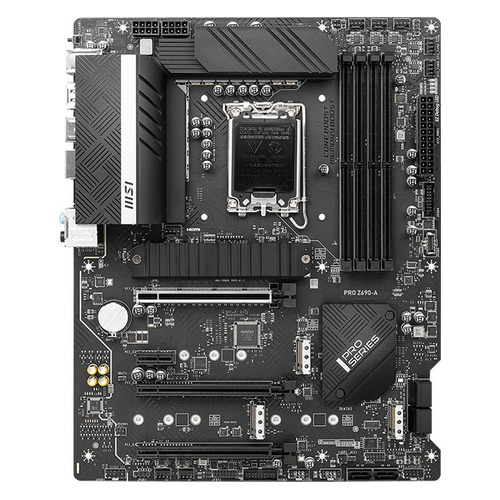 

Материнская плата MSI PRO Z690-A, LGA 1700, Intel Z690, ATX, Ret, PRO Z690-A