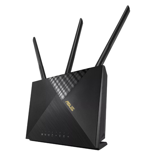 

Wi-Fi роутер ASUS 4G-AX56, AX1800, черный, 4G-AX56