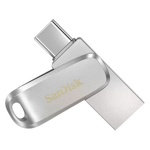 фото Флешка usb sandisk ultra dual drive luxe 512гб, usb3.1, серебристый [sdddc4-512g-g46]