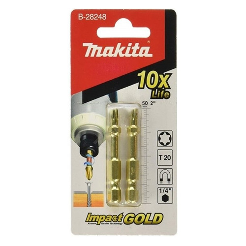 

Набор бит Makita B-28248, шестигранный, 2шт, B-28248