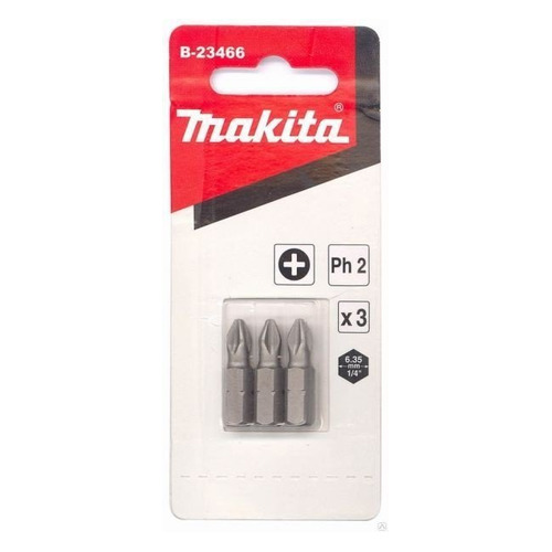 

Набор бит Makita B-23466, шестигранный, 3шт, B-23466