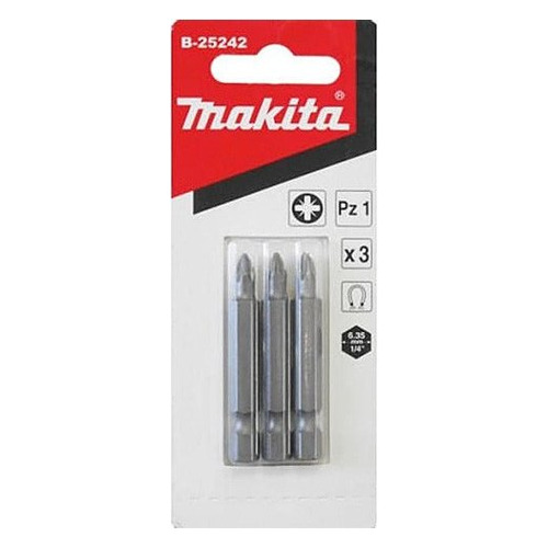

Набор бит Makita B-25242, шестигранный, 3шт, B-25242