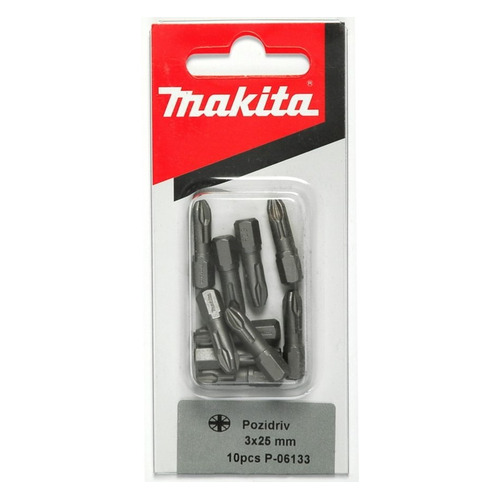 

Набор бит Makita P-06133, шестигранный, 10шт, P-06133