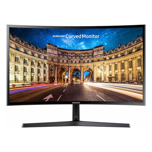 фото Монитор samsung c24f396fhi 23.5", черный [lc24f396fhixci]