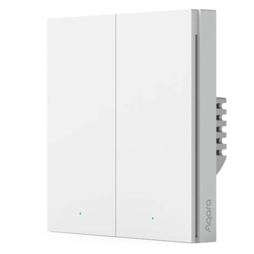 фото Умный выключатель двухклавишный aqara smart wall switch h1 eu [ws-euk04]