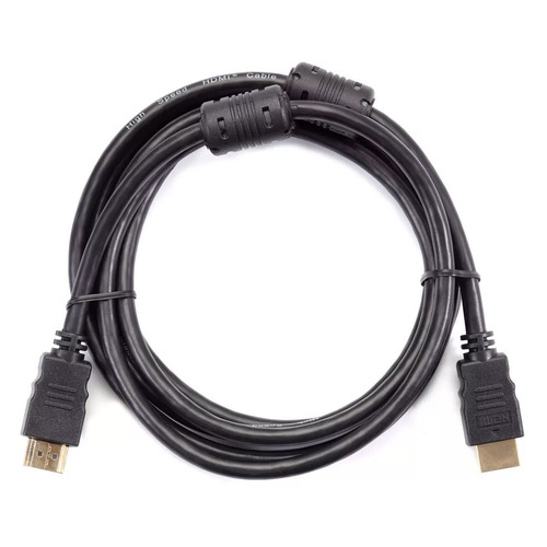 фото Кабель соединительный аудио-видео telecom, hdmi (m) - hdmi (m) , ver 2.0, 2м, gold, ф/фильтр, черный [tcg200f-2m] noname