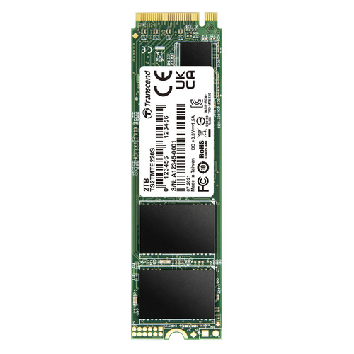 

SSD накопитель Transcend TS2TMTE220S 2ТБ, M.2 2280, PCI-E x4, NVMe, TS2TMTE220S