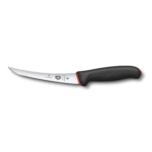 

Нож кухонный Victorinox Fibrox, обвалочный, 150мм, заточка прямая, стальной, черный [5.6613.15d], Fibrox