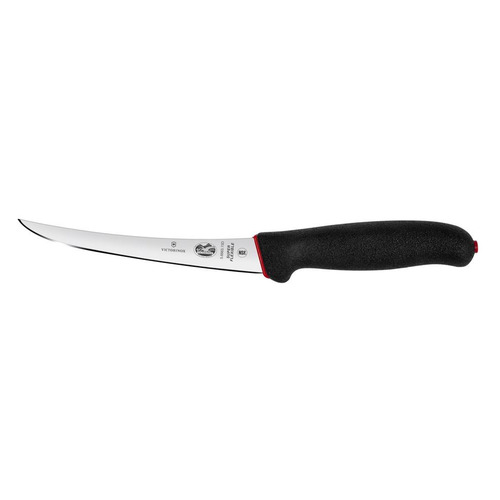 

Нож кухонный Victorinox Fibrox, разделочный, 150мм, заточка прямая, стальной, черный [5.6663.15d], Fibrox