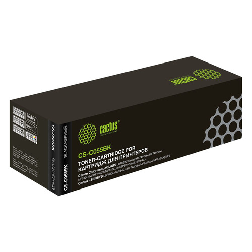 

Картридж Cactus CS-C055BK, черный / CS-C055BK, CS-C055BK