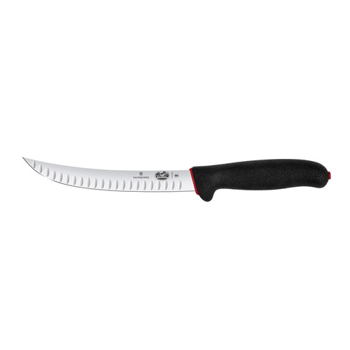

Нож кухонный Victorinox Fibrox, разделочный, 250мм, заточка прямая, стальной, черный [5.7223.25d], Fibrox