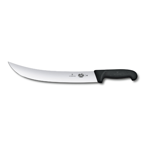 

Нож кухонный Victorinox Cimeter, разделочный, для стейка, 310мм, заточка прямая, стальной, черный [5.7303.31], Cimeter
