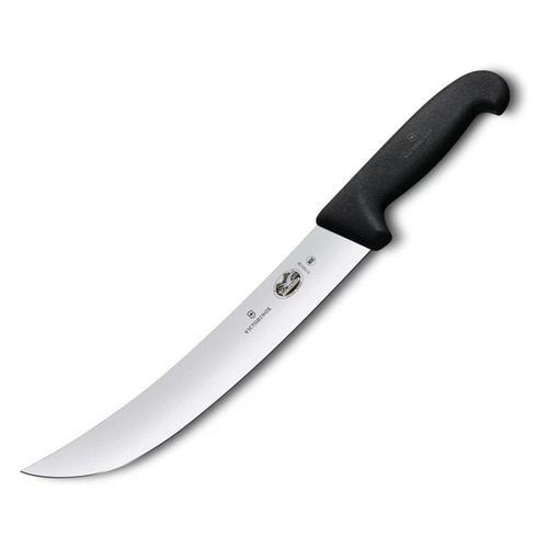 

Нож кухонный Victorinox Cimeter, разделочный, для стейка, 360мм, заточка прямая, стальной, черный [5.7303.36], Cimeter