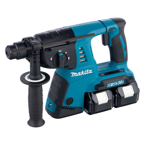 фото Перфоратор makita dhr263rf4 источник питания - 2 аккумулятора 18в, li-ion