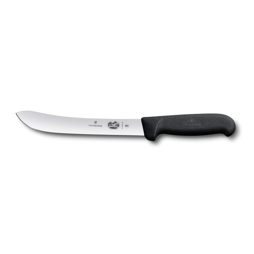 

Нож кухонный Victorinox Swibo, разделочный, 200мм, заточка прямая, стальной, черный [5.7603.20], Swibo
