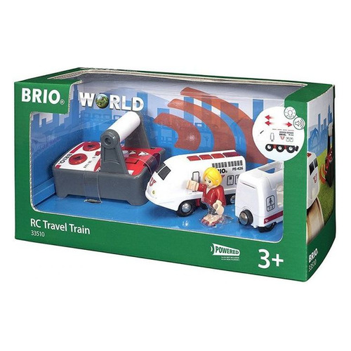 

Игрушка BRIO Поезд с вагоном [33510], Красный, Поезд с вагоном
